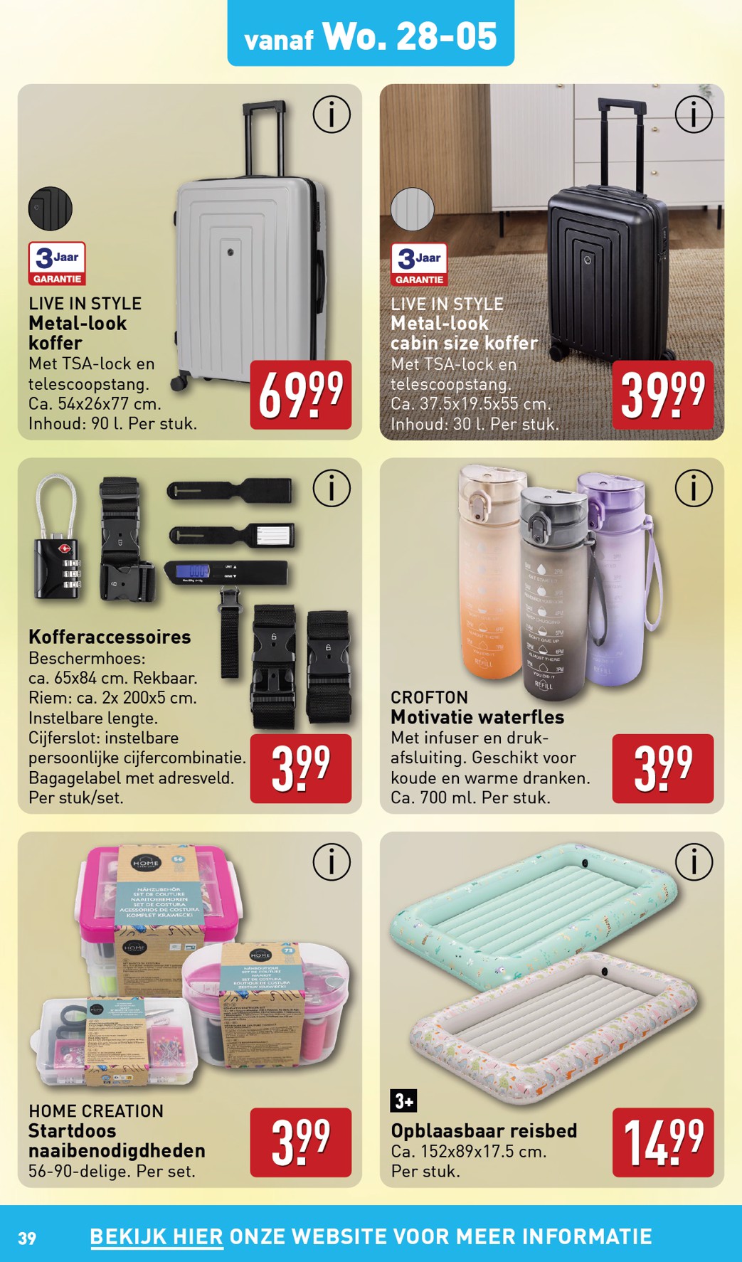 aldi - ALDI folder geldig vanaf 26-05 t/m 01-06 - page: 39 aldi - ALDI folder geldig vanaf 26-05 t/m 01-06 - page: 39