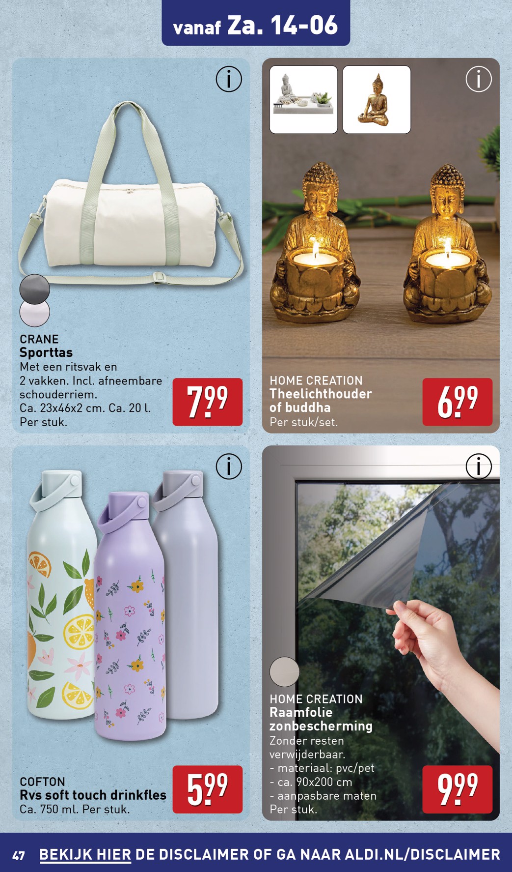 aldi - ALDI folder geldig vanaf 10-06 t/m 15-06 - page: 47 aldi - ALDI folder geldig vanaf 10-06 t/m 15-06 - page: 47