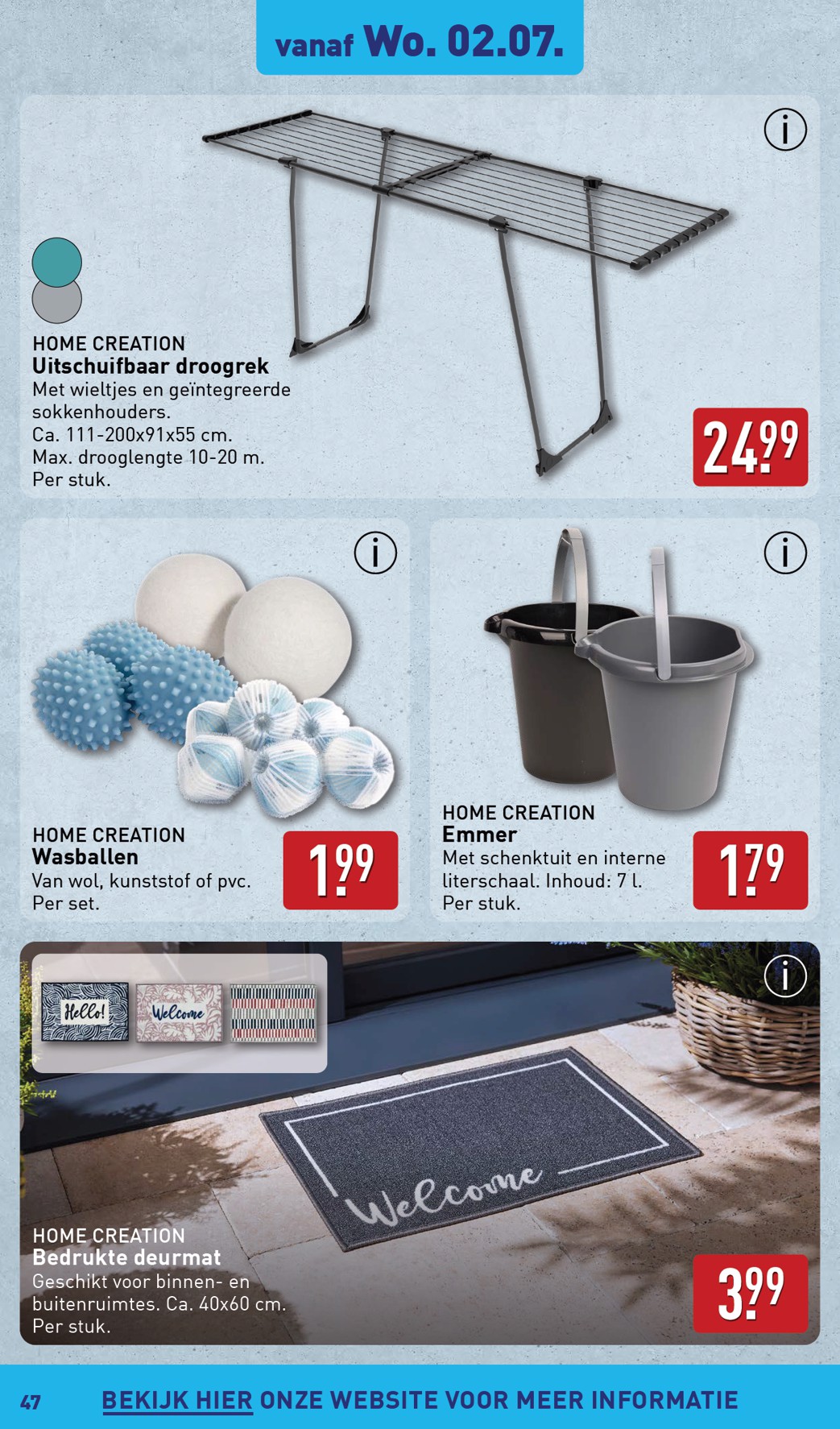aldi - ALDI folder geldig vanaf 30-06 t/m 06-07 - page: 47 aldi - ALDI folder geldig vanaf 30-06 t/m 06-07 - page: 47