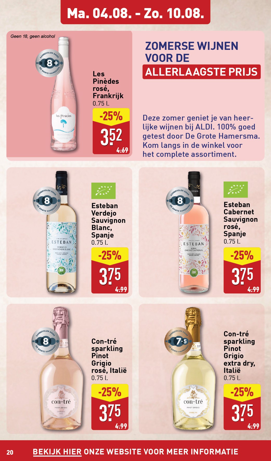 aldi - ALDI folder geldig vanaf 04-08 t/m 10-08 - page: 20 aldi - ALDI folder geldig vanaf 04-08 t/m 10-08 - page: 20