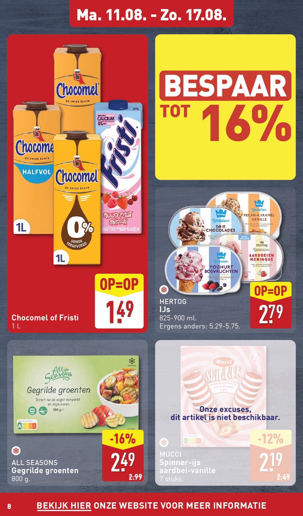 aldi - ALDI folder geldig vanaf 11-08 t/m 17-08 - page: 8 aldi - ALDI folder geldig vanaf 11-08 t/m 17-08 - page: 8