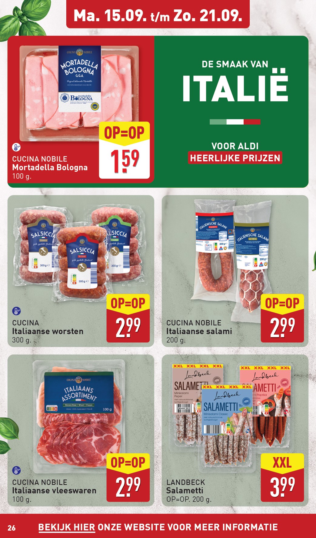 aldi - ALDI folder geldig vanaf 15-09 t/m 21-09 - page: 26