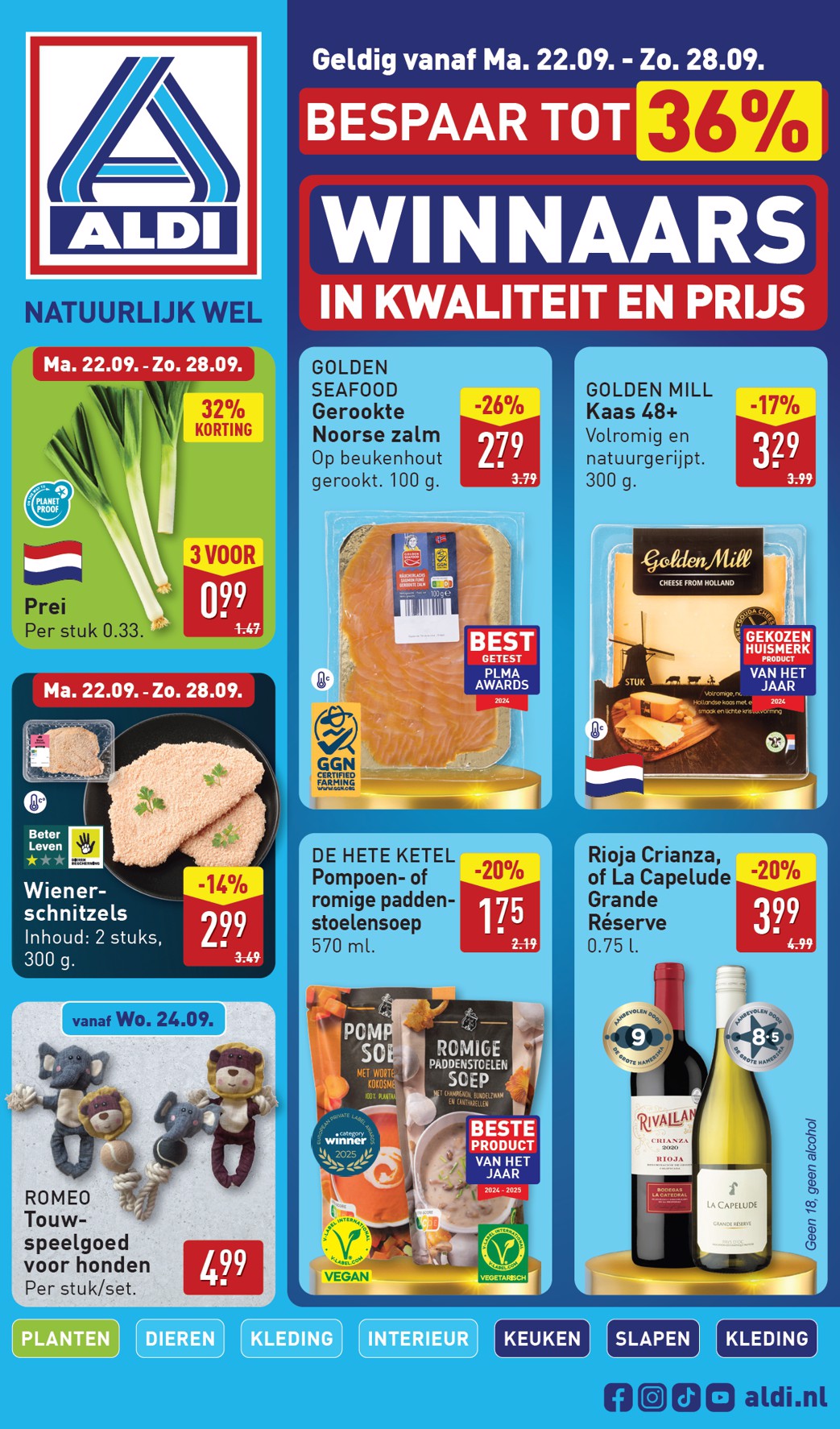 aldi - ALDI folder geldig vanaf 22-09 t/m 28-09 - page: 1