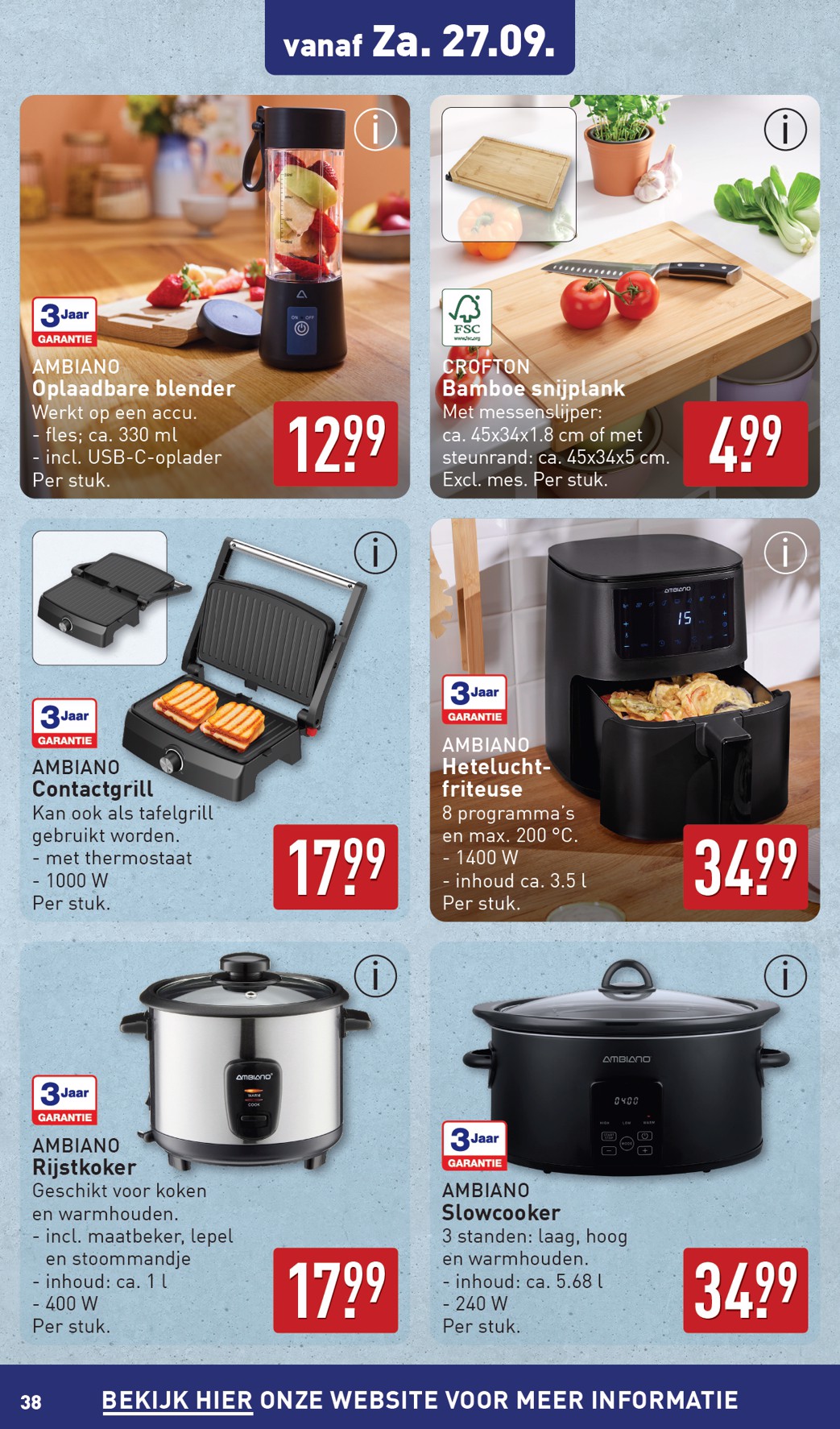 aldi - ALDI folder geldig vanaf 22-09 t/m 28-09 - page: 38