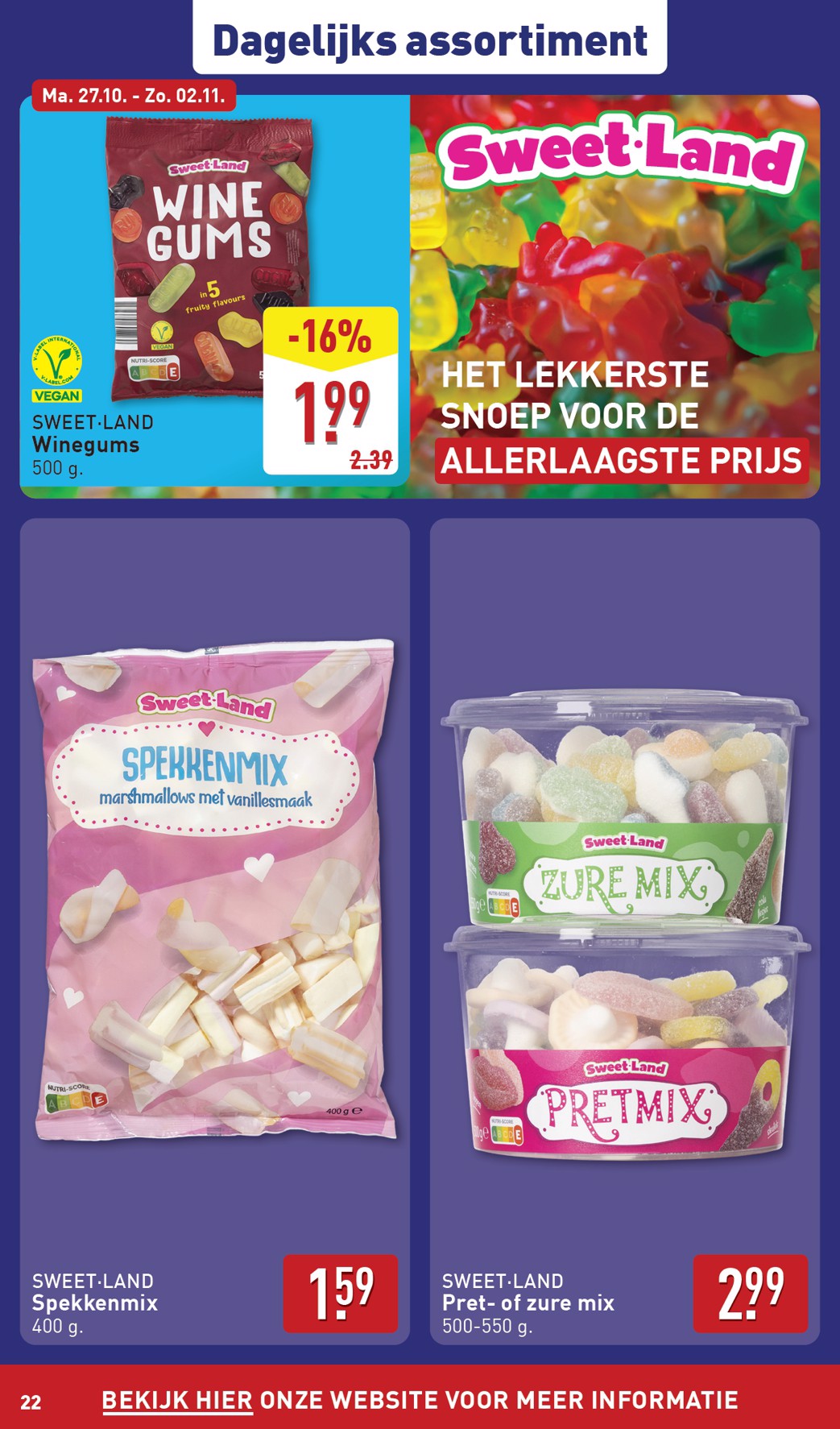 aldi - De ALDI folder geldig vanaf 27-10 t/m 02-11 - page: 22 aldi - De ALDI folder geldig vanaf 27-10 t/m 02-11 - page: 22
