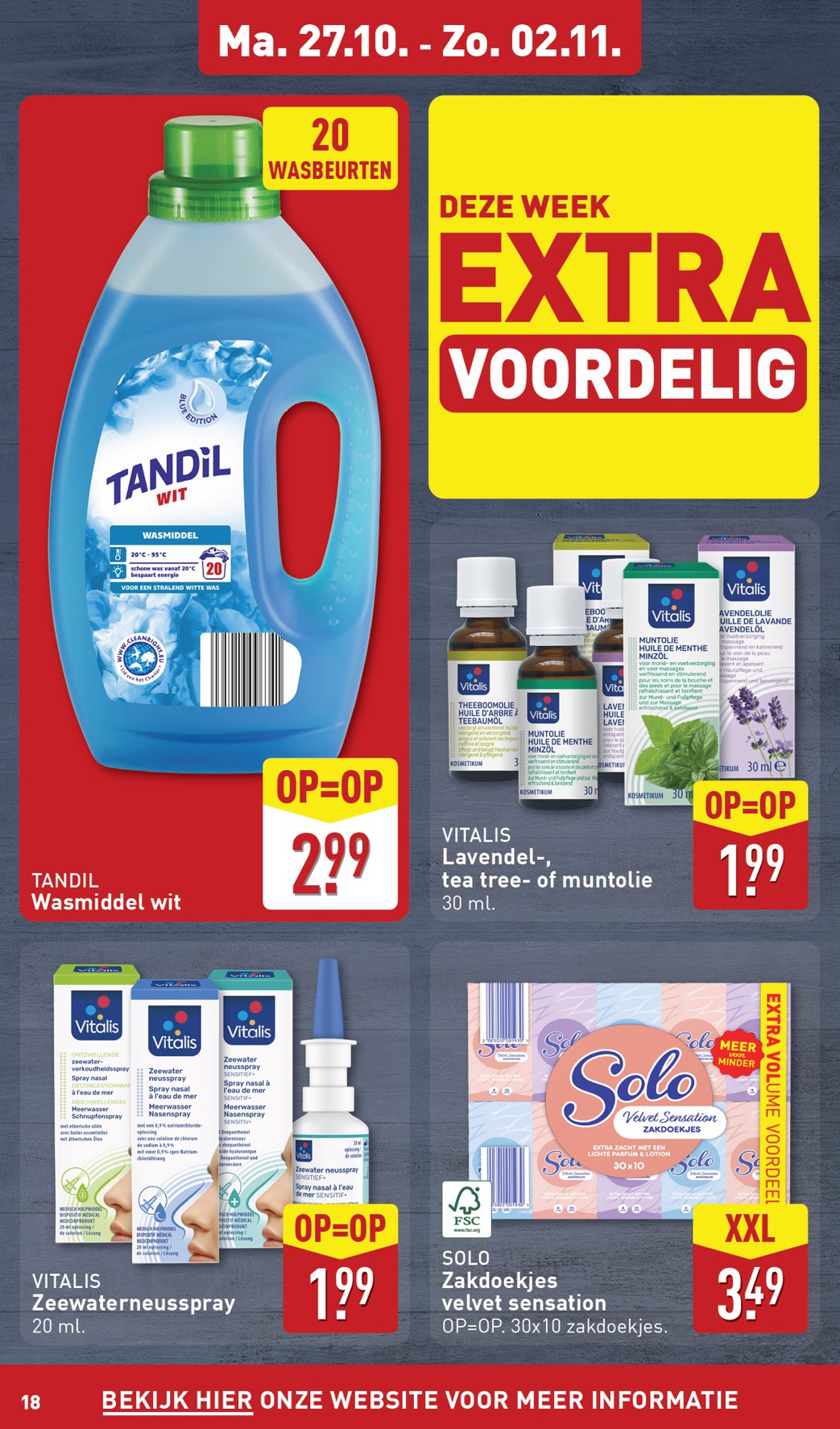 aldi - De ALDI folder geldig vanaf 27-10 t/m 02-11 - page: 18 aldi - De ALDI folder geldig vanaf 27-10 t/m 02-11 - page: 18