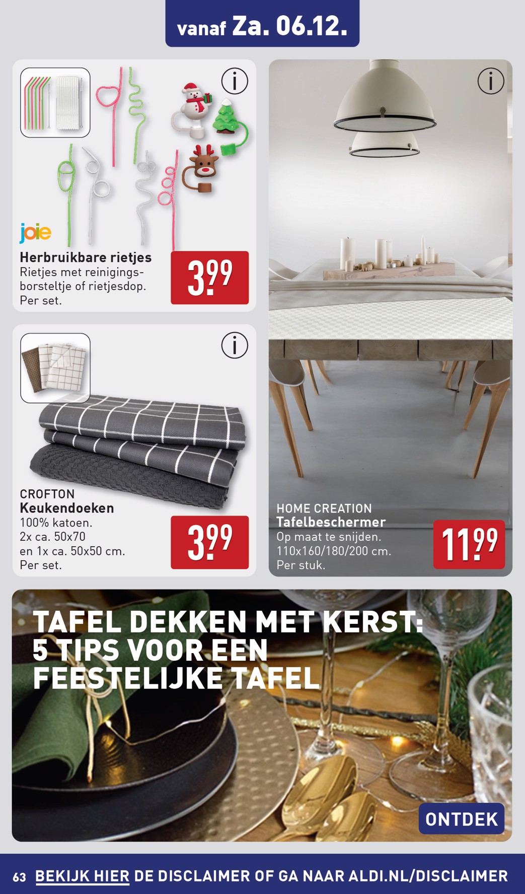 aldi - De ALDI folder geldig vanaf 01-12 t/m 07-12 - page: 63