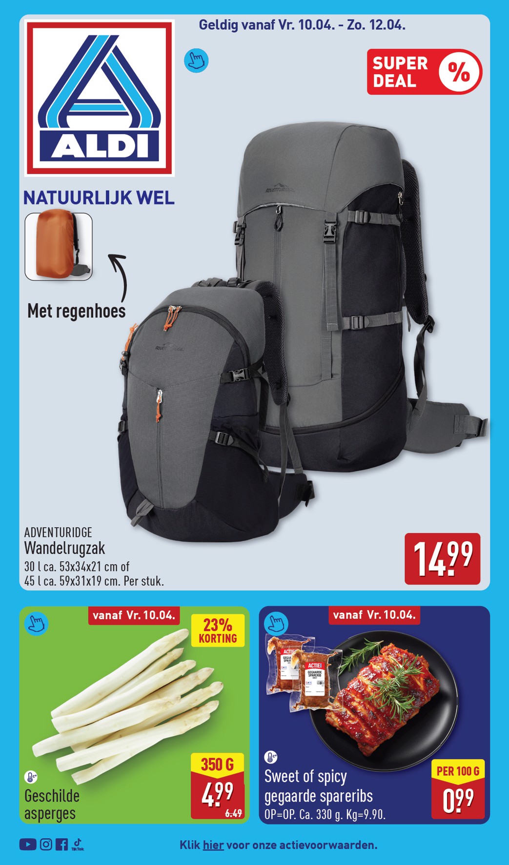 aldi - Huidige ALDI - Magnolia Weekendfolder folder geldig van vrijdag 10-04-2026 tot zondag 12-04-2026 - page: 1