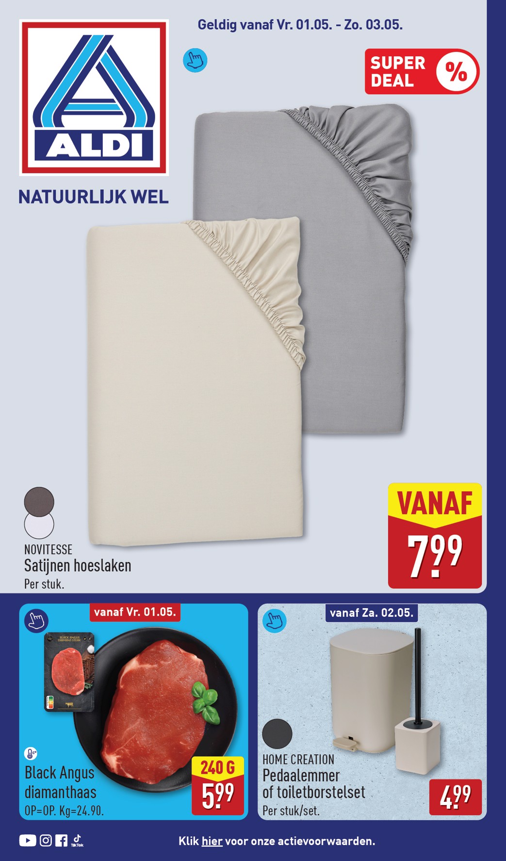 aldi - Huidige ALDI - Weekendfolder folder geldig van vrijdag 01-05-2026 tot zondag 03-05-2026 - page: 1
