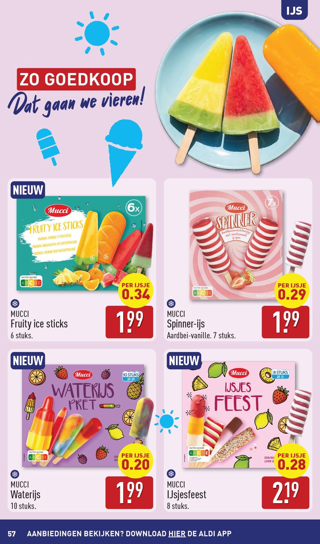 aldi - Huidige ALDI - Buiten eten folder folder geldig van maandag 04-05-2026 tot zondag 10-05-2026 - page: 57