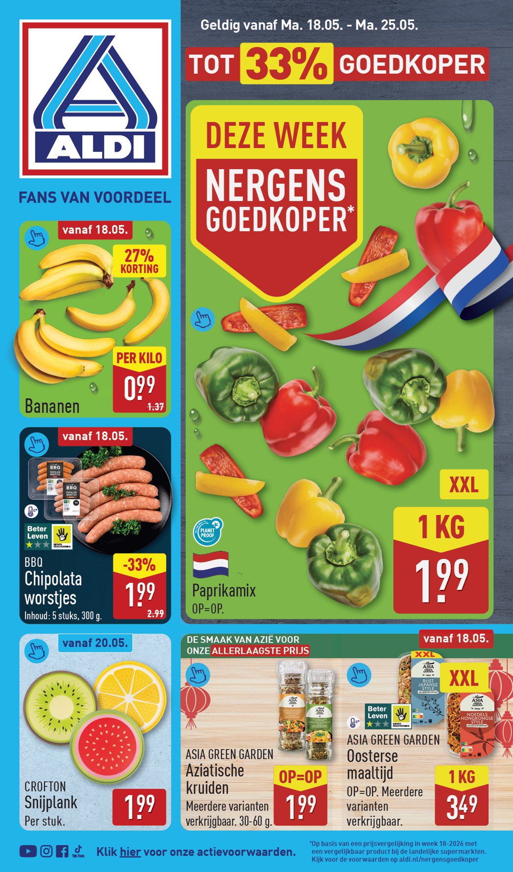 aldi - ALDI folder voor volgende week van maandag 18-05-2026 tot maandag 25-05-2026