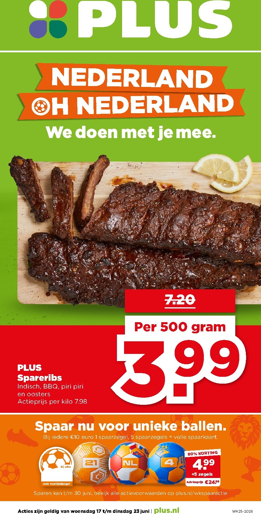 plus - PLUS folder voor volgende week van woensdag 17-06-2026 tot dinsdag 23-06-2026