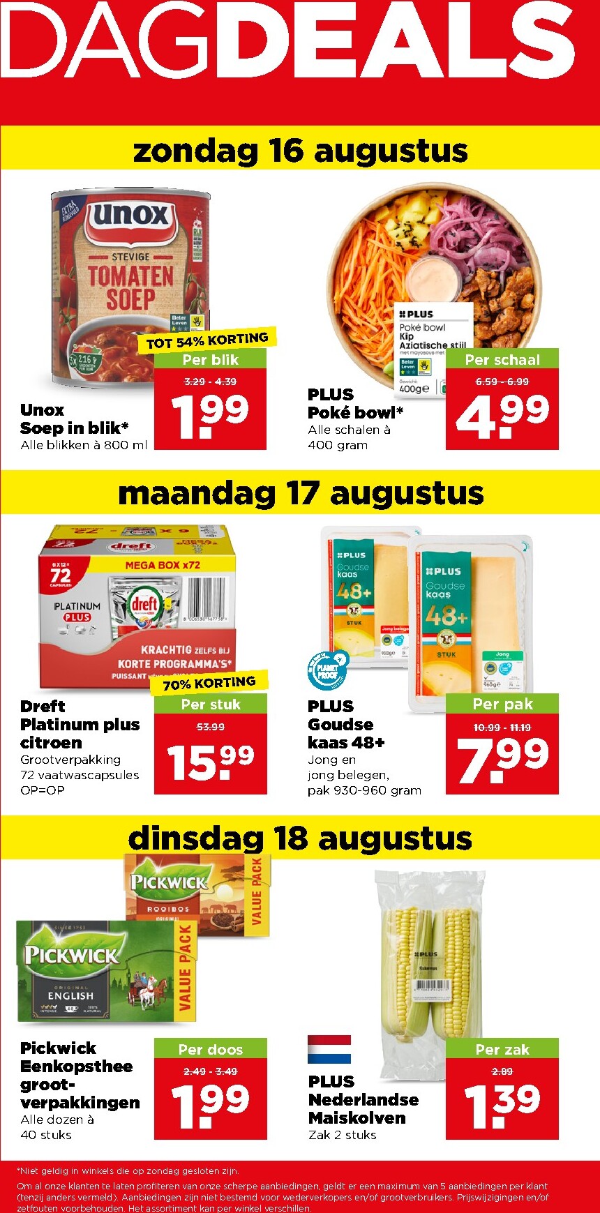 plus - PLUS folder voor volgende week van woensdag 12-08-2026 tot dinsdag 18-08-2026 - page: 36