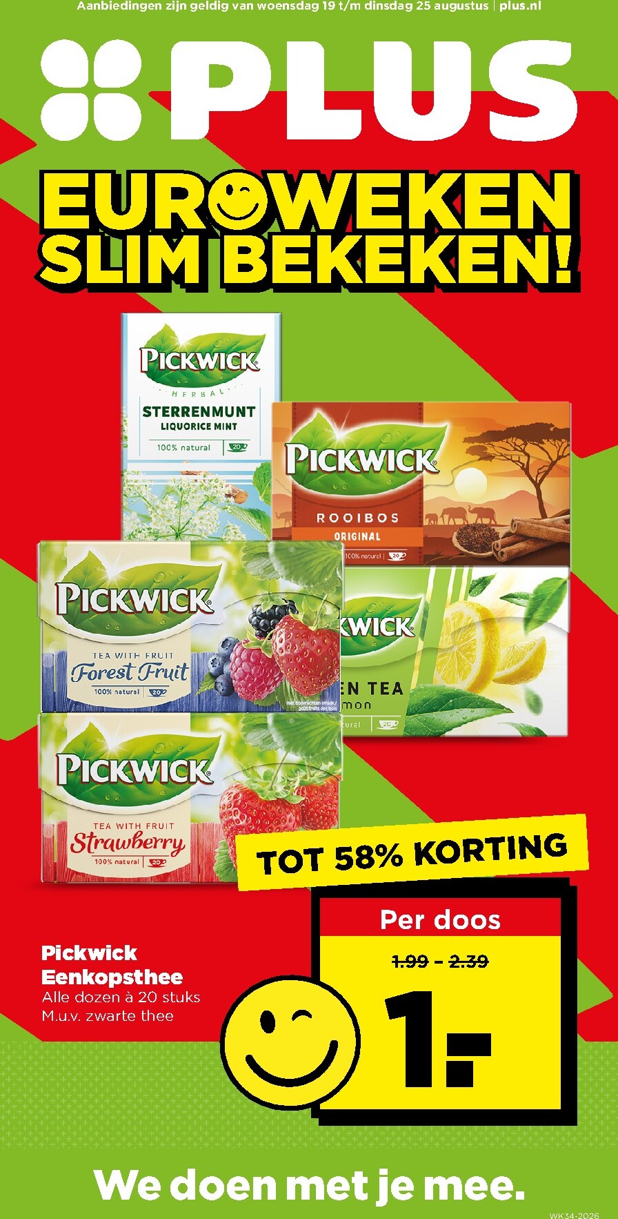 plus - Toekomstige PLUS folder geldig van woensdag 19-08-2026 tot dinsdag 25-08-2026 - page: 1
