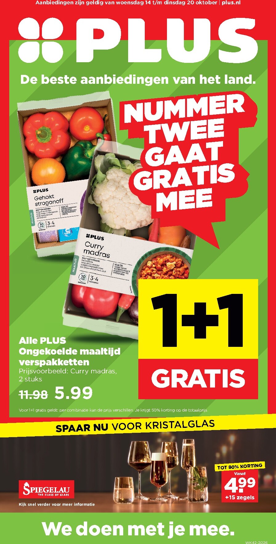 plus - PLUS folder voor volgende week van woensdag 14-10-2026 tot dinsdag 20-10-2026 - page: 1