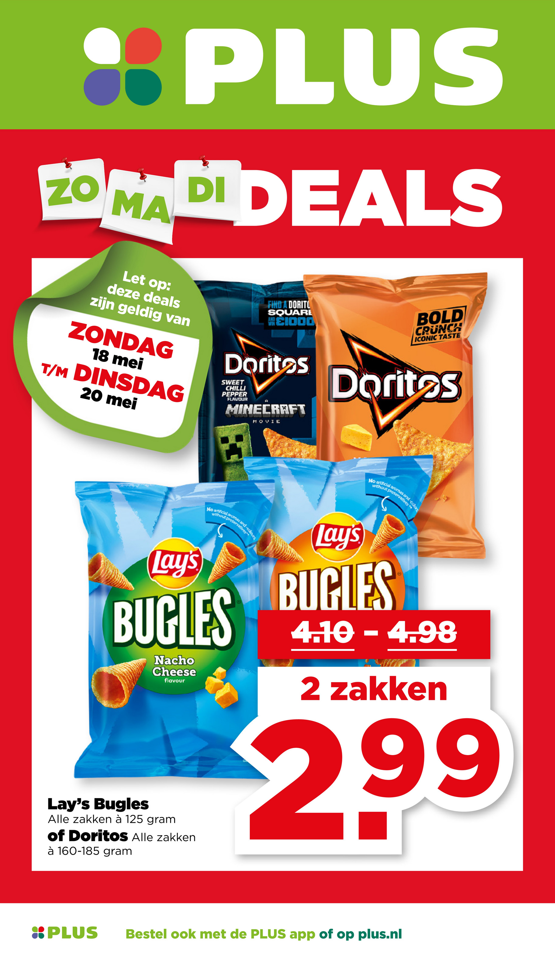 plus - PLUS - Zondag, Maandag, Dinsdag deals folder geldig vanaf 18-05 t/m 20-05
