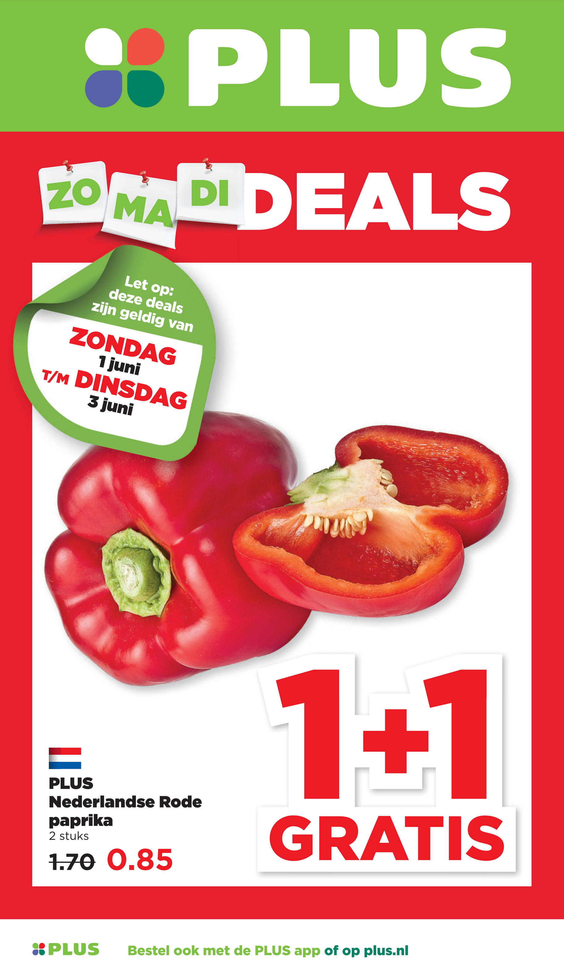 plus - PLUS - Zondag, Maandag, Dinsdag deals folder geldig vanaf 01-06 t/m 03-06