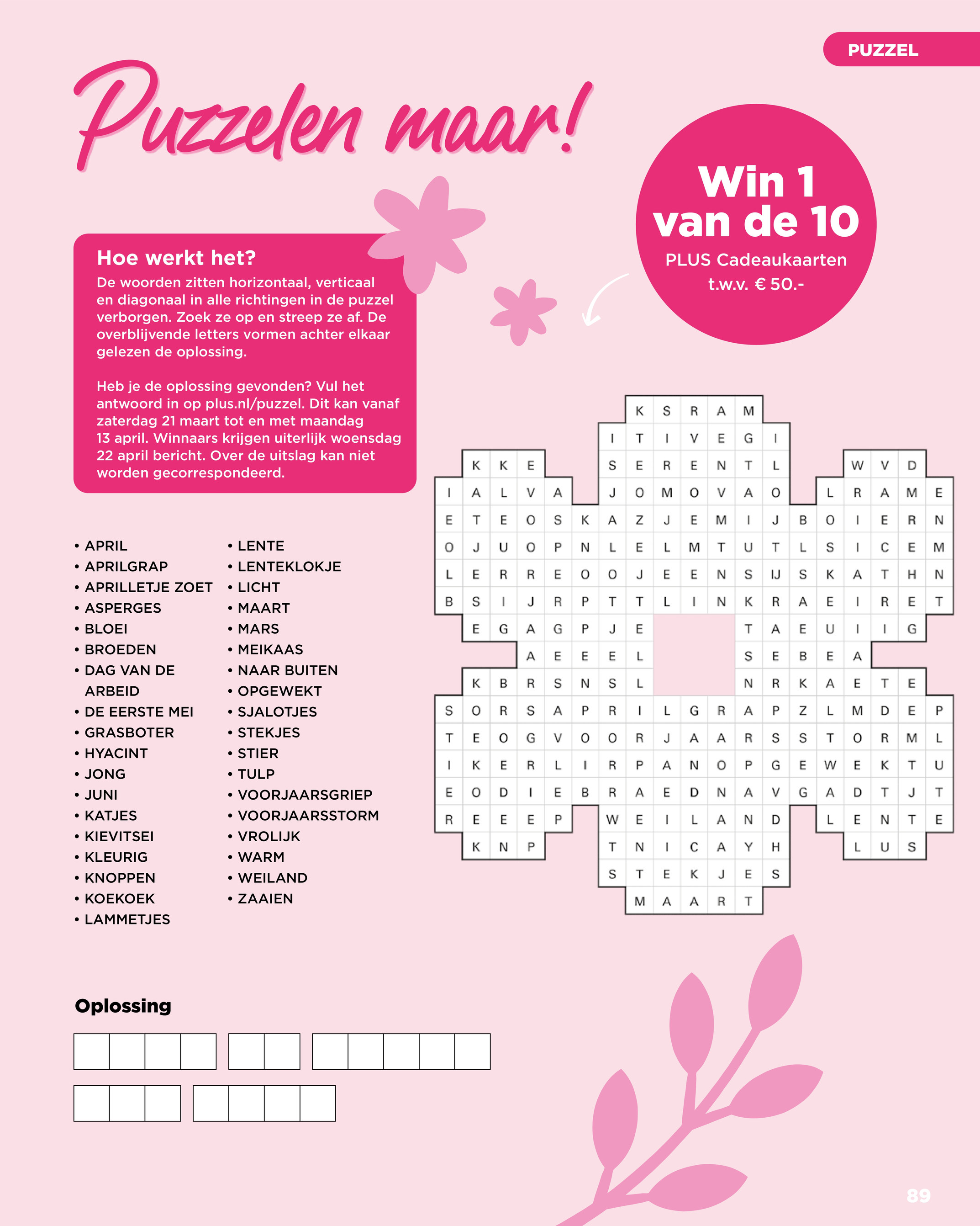 plus - De PLUS - Paasmagazine folder geldig vanaf 27-03-2026 t/m 07-04-2026 - page: 89