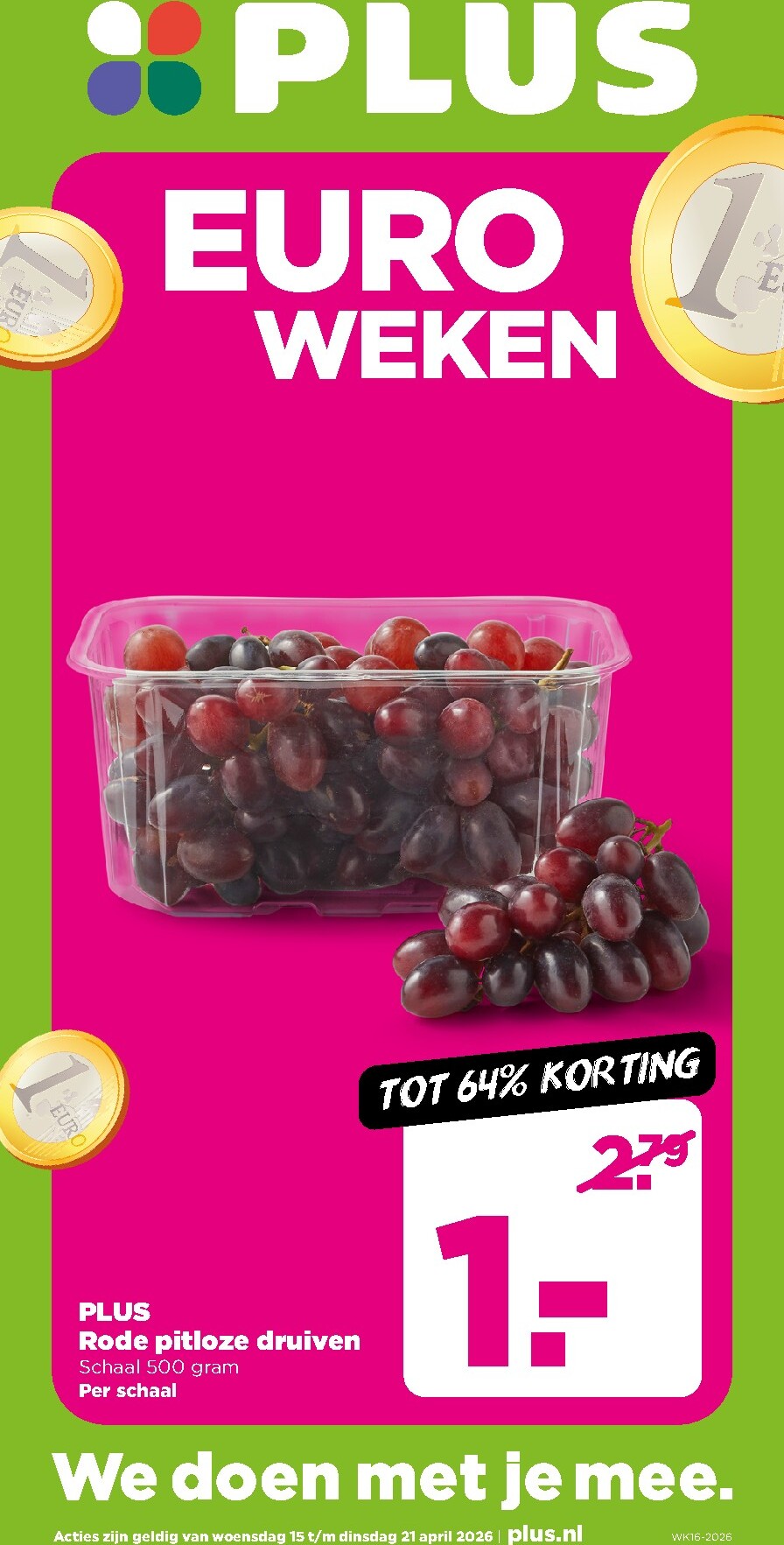 plus - PLUS folder voor volgende week van woensdag 15-04-2026 tot dinsdag 21-04-2026