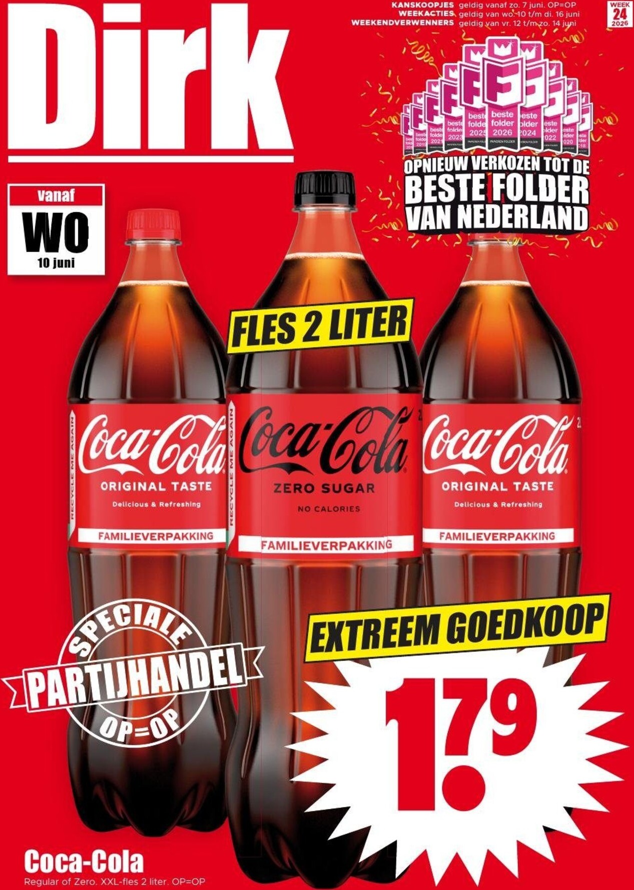 dirk - Dirk folder voor volgende week van woensdag 10-06-2026 tot dinsdag 16-06-2026 - page: 1