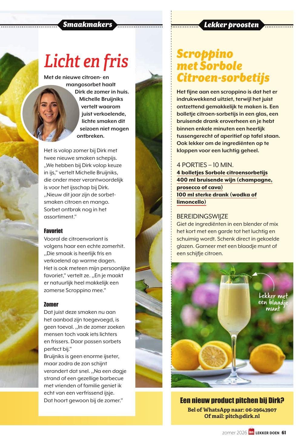 dirk - Huidige Dirk - Lekker Doen lente 2026 folder geldig van maandag 01-06-2026 tot dinsdag 30-06-2026 - page: 61