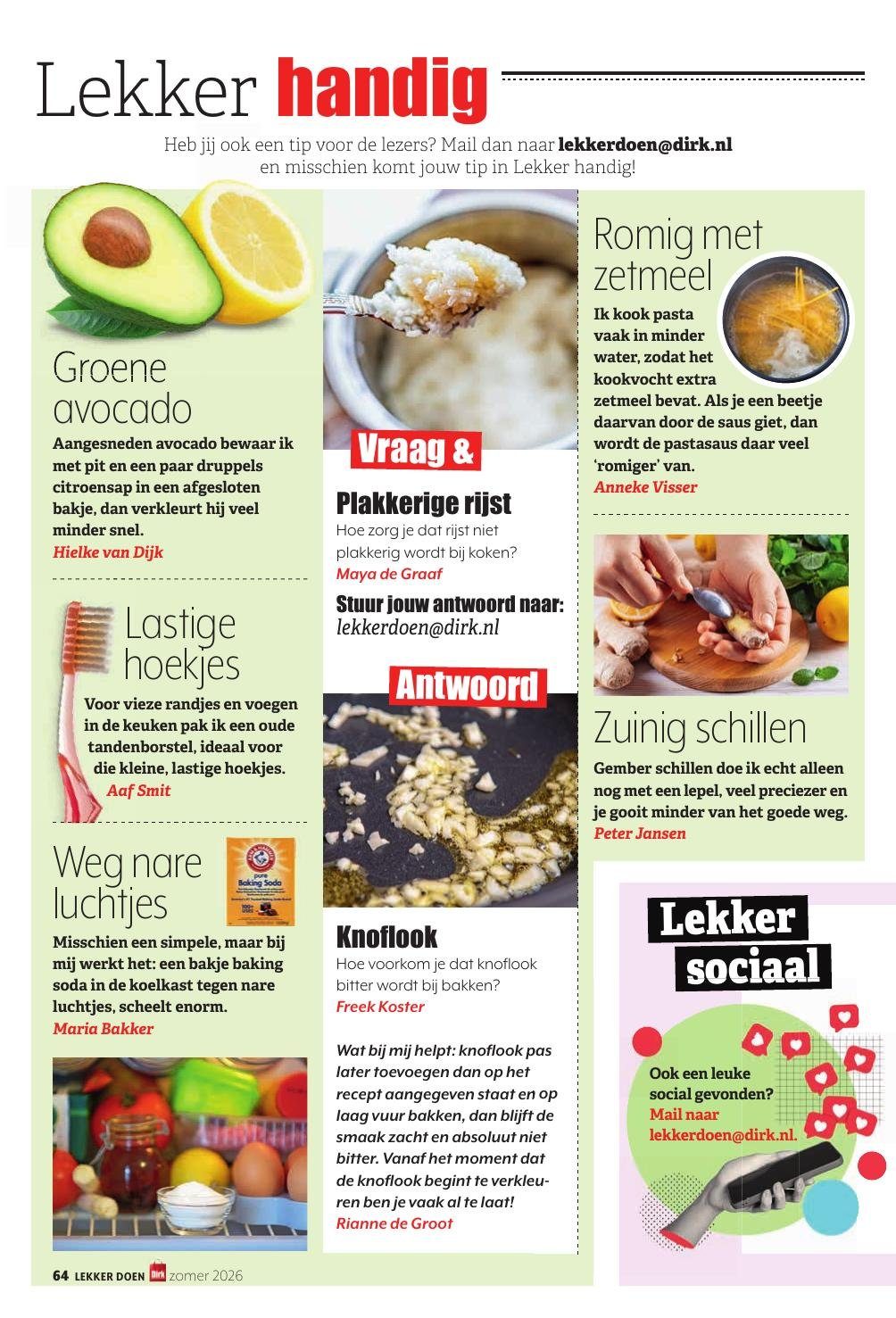 dirk - Huidige Dirk - Lekker Doen lente 2026 folder geldig van maandag 01-06-2026 tot dinsdag 30-06-2026 - page: 64