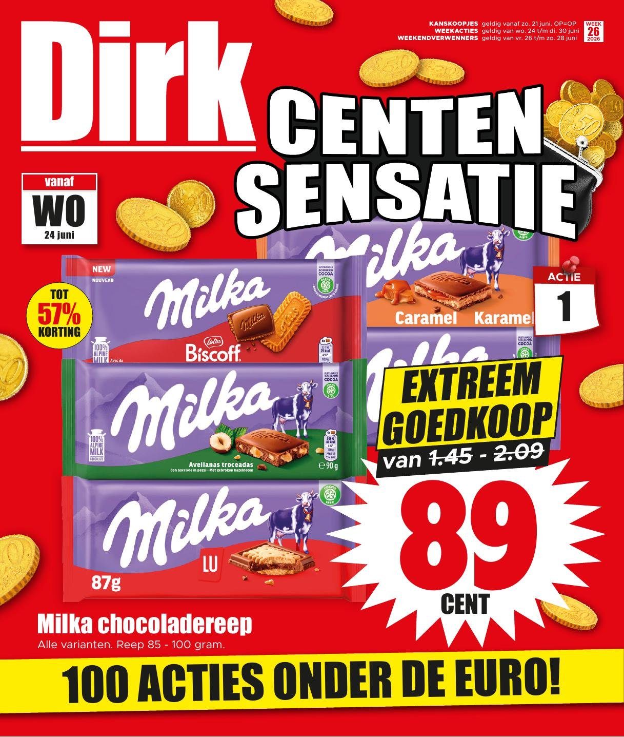 dirk - Huidige Dirk folder geldig van woensdag 24-06-2026 tot dinsdag 30-06-2026