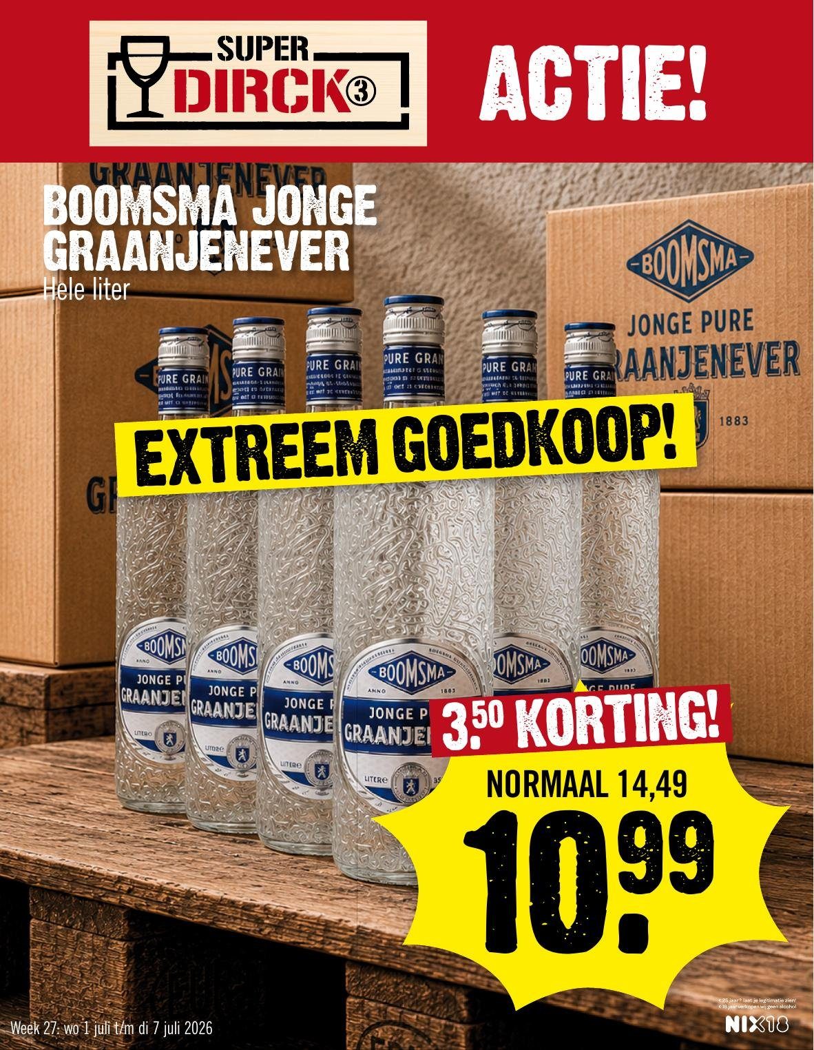 dirk - Huidige Dirk - Alcoholassortiment folder geldig van woensdag 01-07-2026 tot dinsdag 07-07-2026 - page: 1