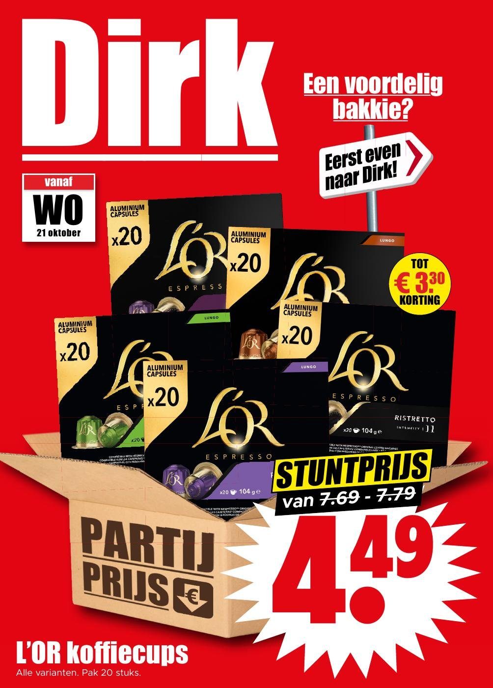 dirk - Toekomstige Dirk folder geldig van woensdag 21-10-2026 tot dinsdag 27-10-2026