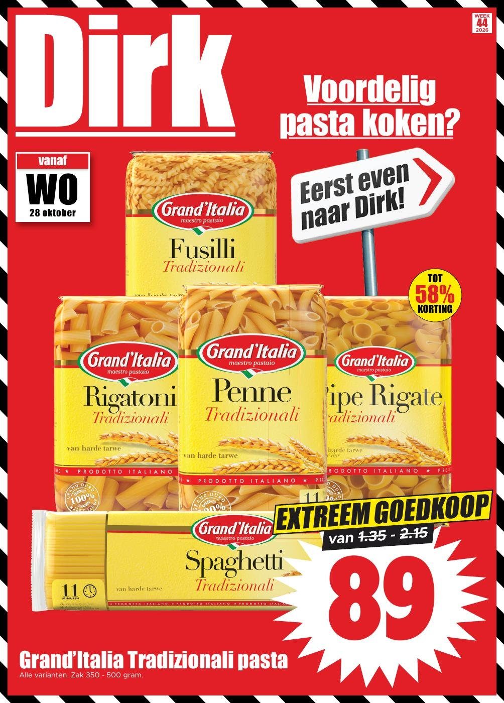dirk - Dirk folder voor volgende week van woensdag 28-10-2026 tot dinsdag 03-11-2026