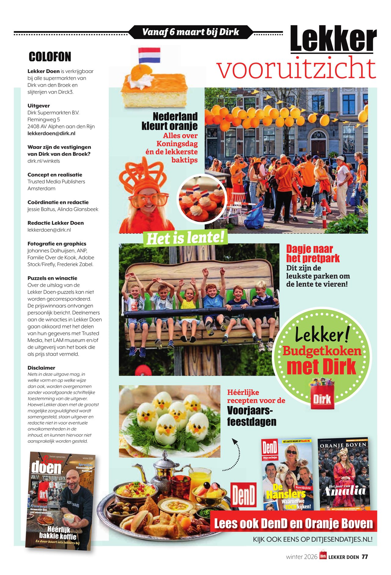 dirk - De Dirk - Lekker Doen winter folder geldig vanaf 01-01 t/m 28-02 - page: 77