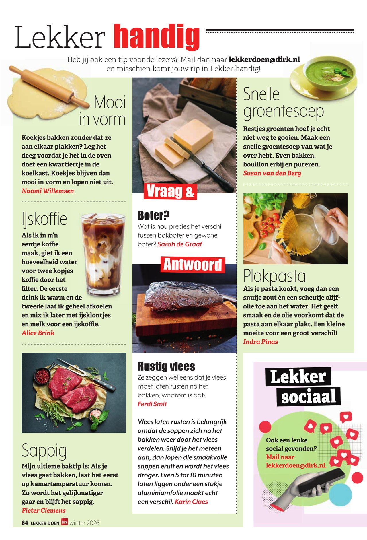 dirk - De Dirk - Lekker Doen winter folder geldig vanaf 01-01 t/m 28-02 - page: 64