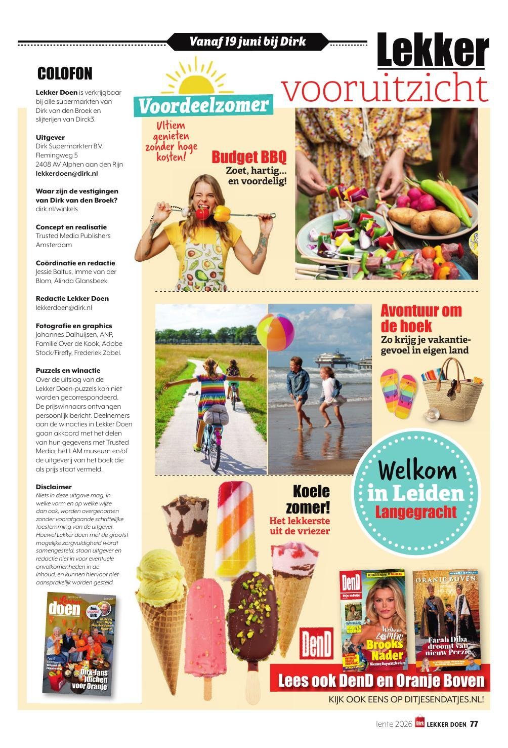 dirk - Huidige Dirk - Lekker Doen lente folder geldig van vrijdag 01-05-2026 tot dinsdag 30-06-2026 - page: 77