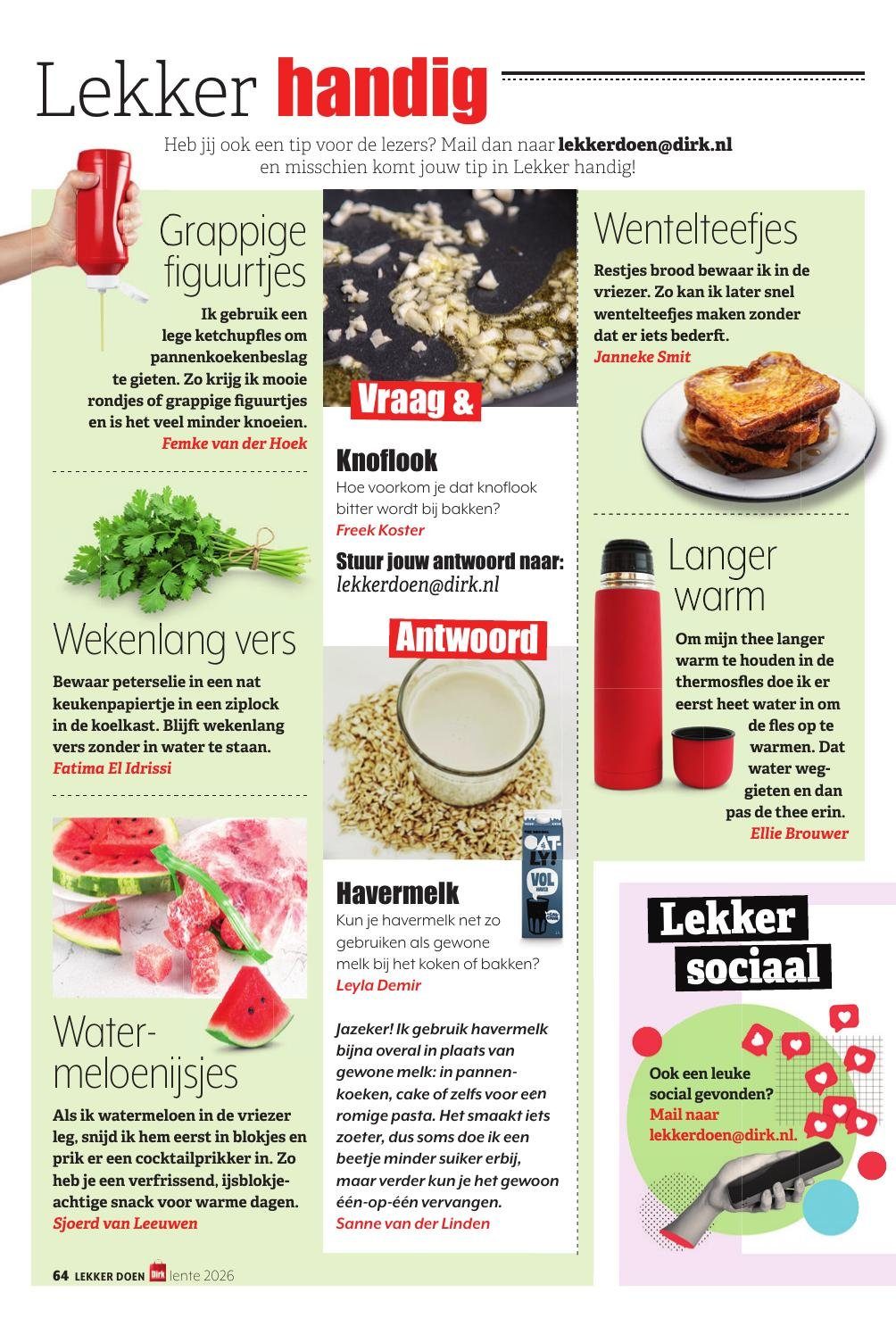 dirk - Huidige Dirk - Lekker Doen lente folder geldig van vrijdag 01-05-2026 tot dinsdag 30-06-2026 - page: 64