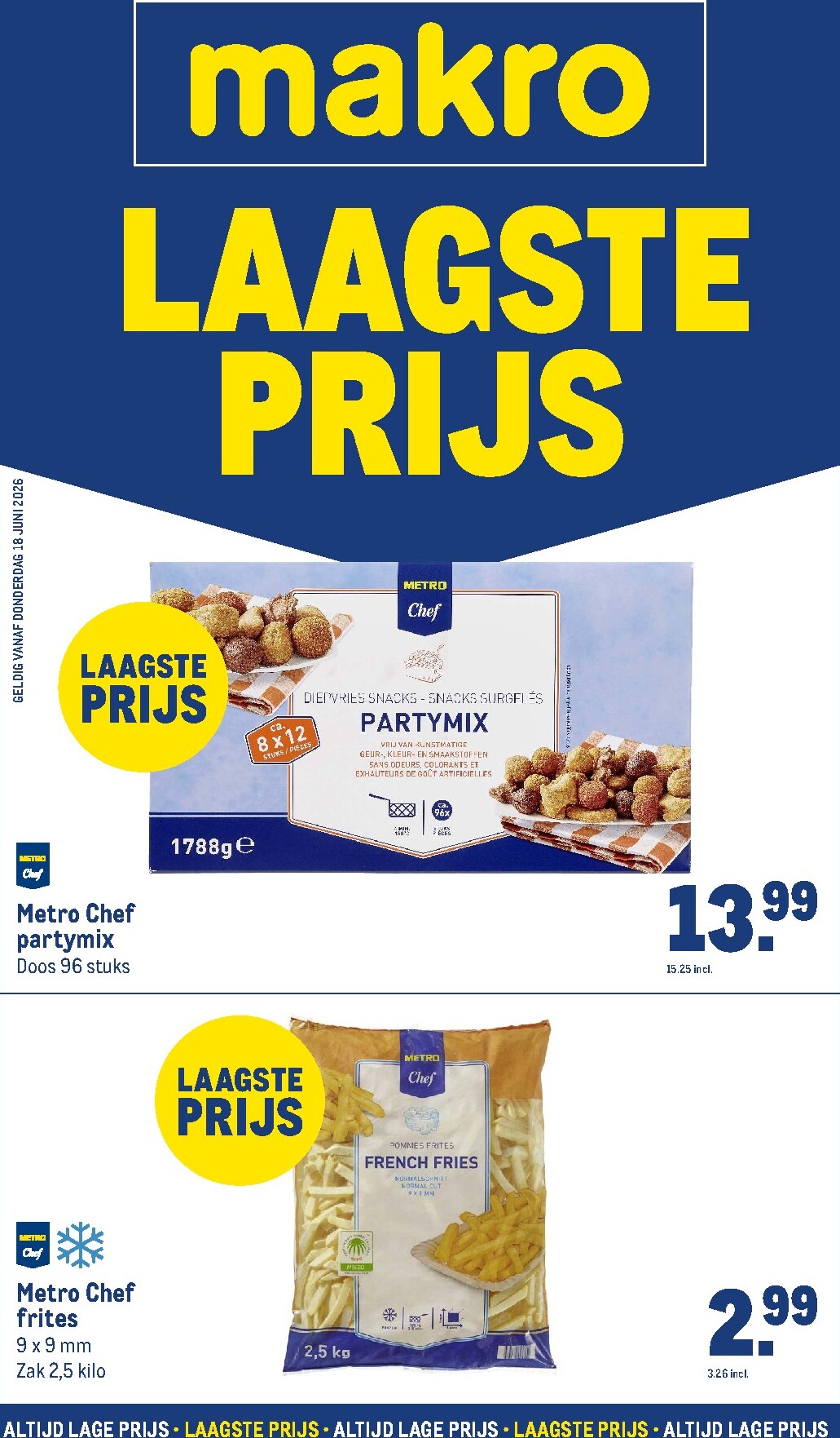 makro - Huidige Makro - Laagste prijs folder geldig van donderdag 18-06-2026 tot dinsdag 30-06-2026 - page: 1