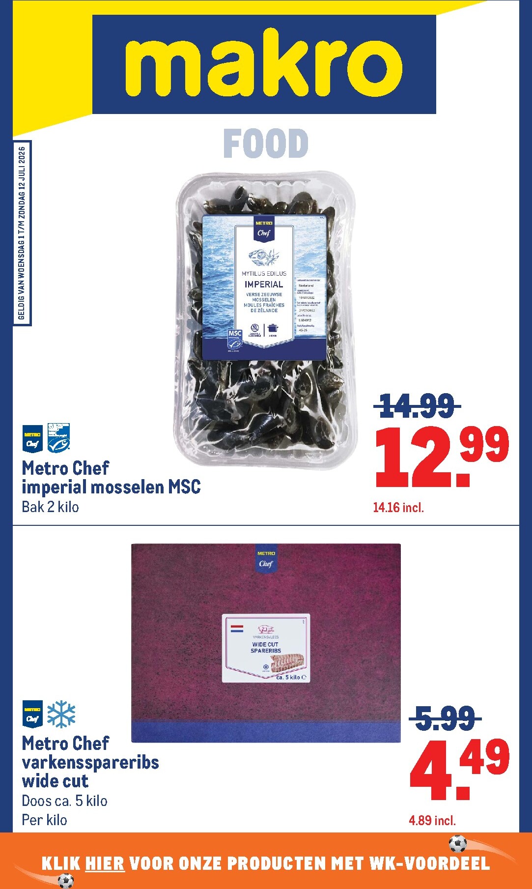makro - Toekomstige Makro - Food folder geldig van woensdag 01-07-2026 tot zondag 12-07-2026