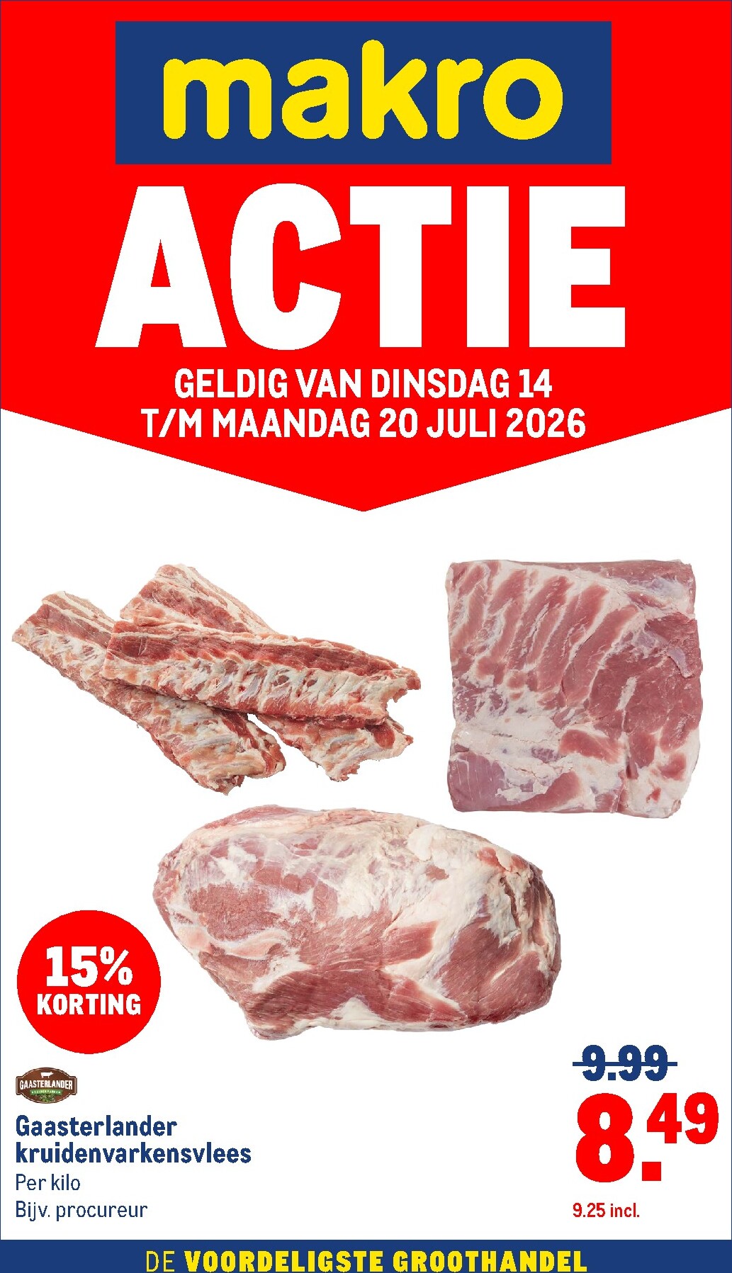 makro - Huidige Makro - Versdeals folder geldig van dinsdag 14-07-2026 tot maandag 20-07-2026