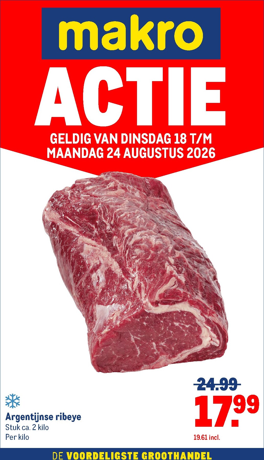 makro - Huidige Makro Actie folder geldig van dinsdag 18-08-2026 tot maandag 24-08-2026 - page: 1