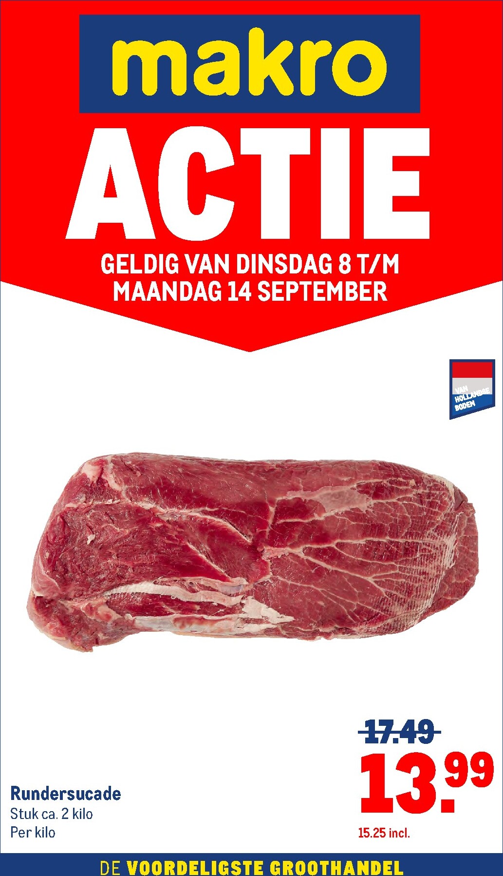 makro - Huidige Makro - Versdeals folder geldig van dinsdag 08-09-2026 tot maandag 14-09-2026