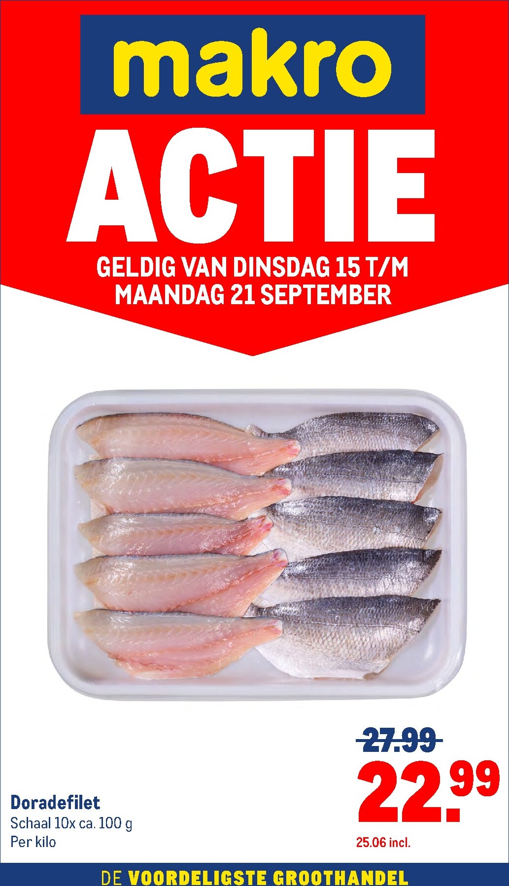 makro - Huidige Makro - Versdeals folder geldig van dinsdag 15-09-2026 tot maandag 21-09-2026
