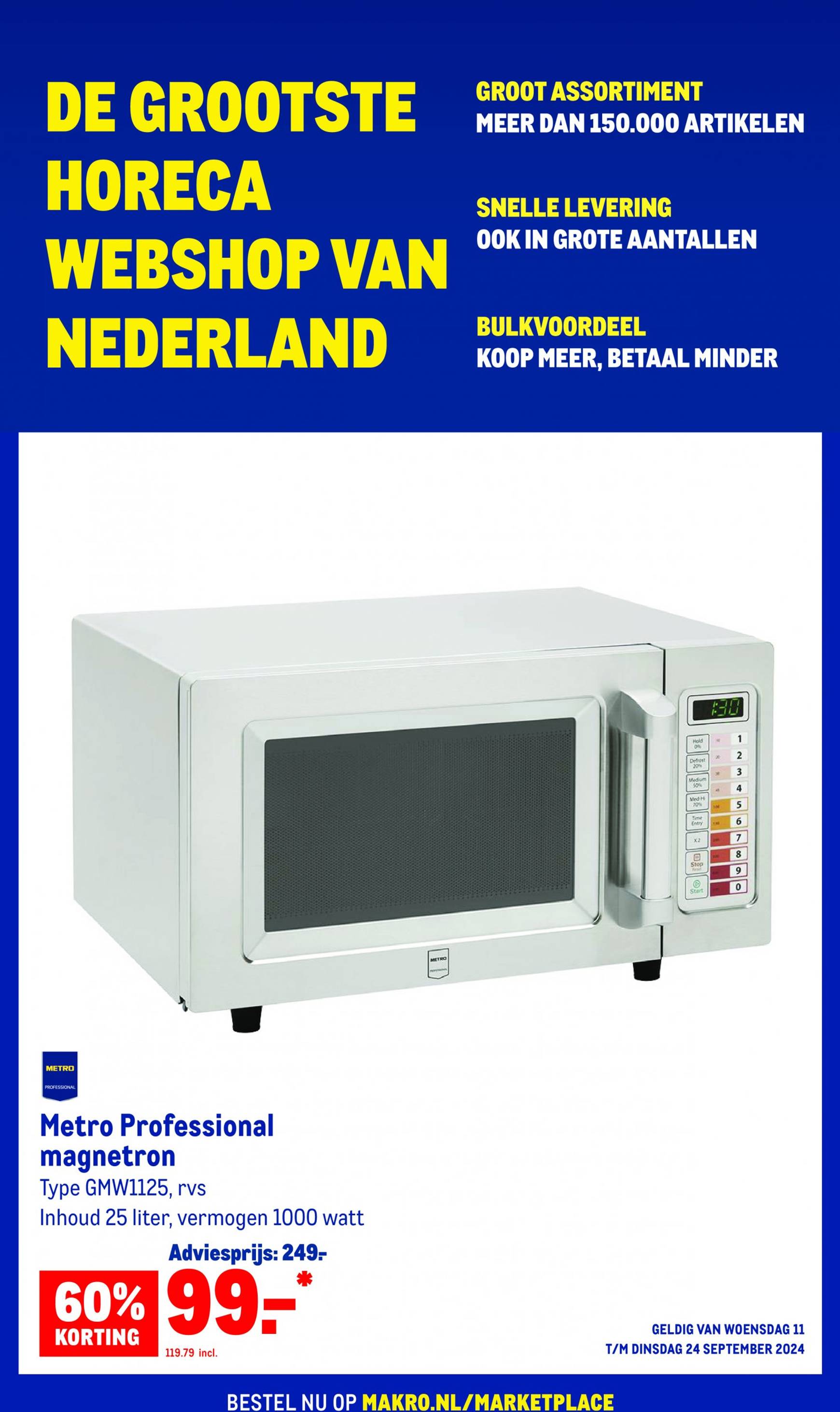 makro - Makro - Webshop folder huidig 11.09. - 24.09.