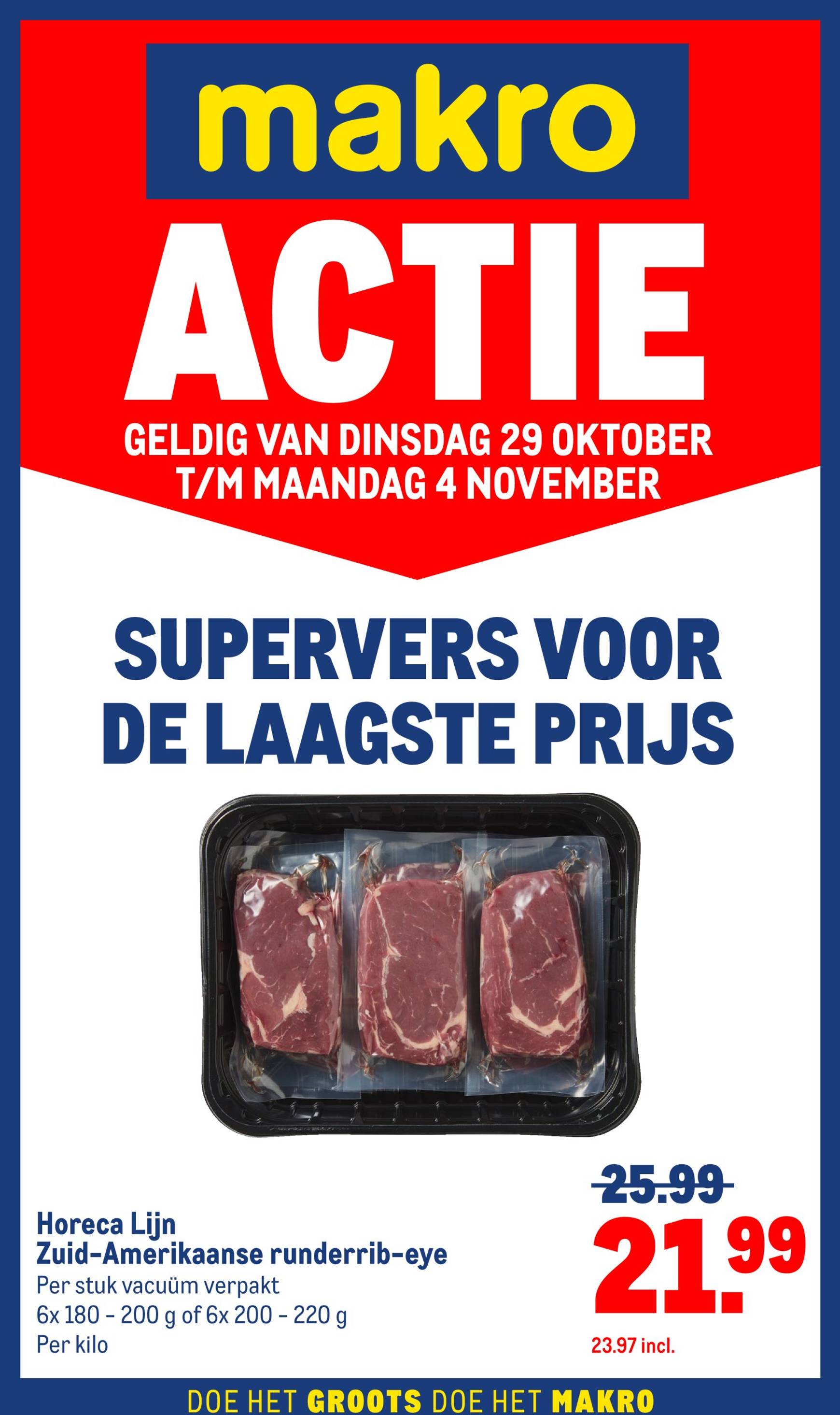 makro - Makro - Versdeals folder geldig vanaf 29.10. - 04.11.