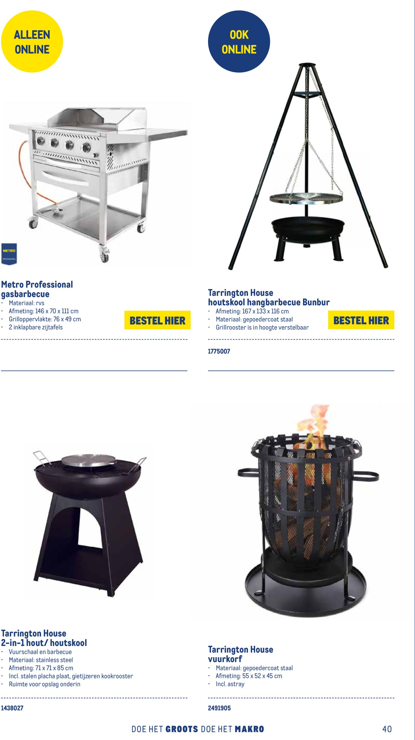 makro - Makro - Terras & BBQ folder geldig vanaf 19-05 t/m 21-09 - page: 40 makro - Makro - Terras & BBQ folder geldig vanaf 19-05 t/m 21-09 - page: 40