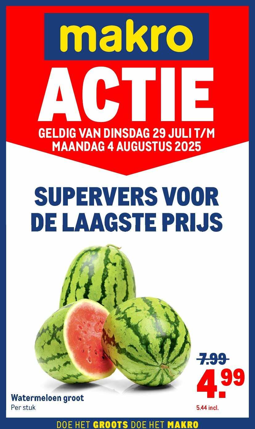 makro - Makro - Versdeals folder geldig vanaf 29-07 t/m 04-08