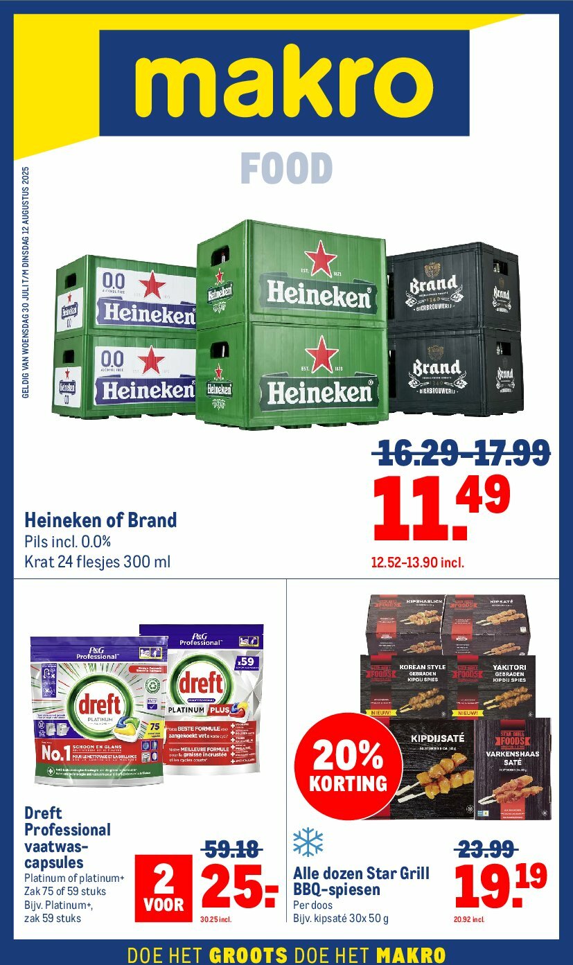 makro - Makro - Food folder geldig vanaf 30-07 t/m 12-08