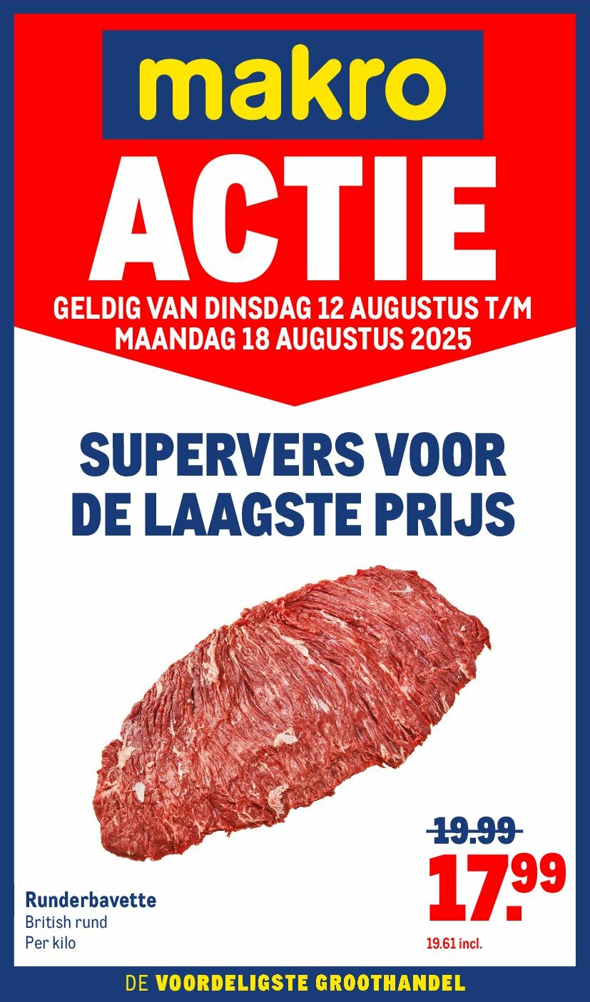 makro - Makro - Versdeals folder geldig vanaf 12-08 t/m 18-08