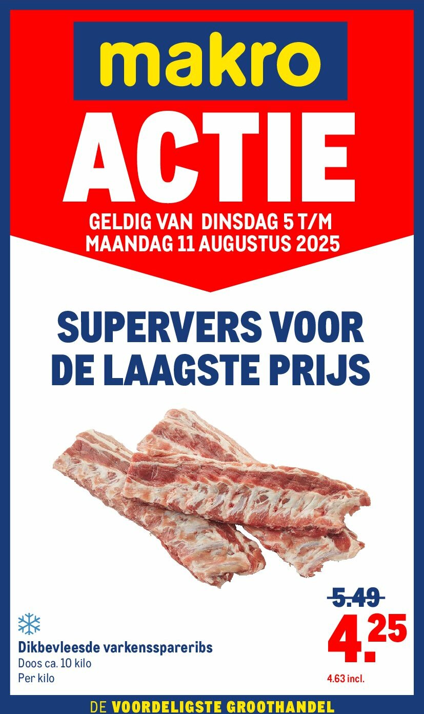 makro - Makro - Versdeals folder geldig vanaf 05-08 t/m 11-08