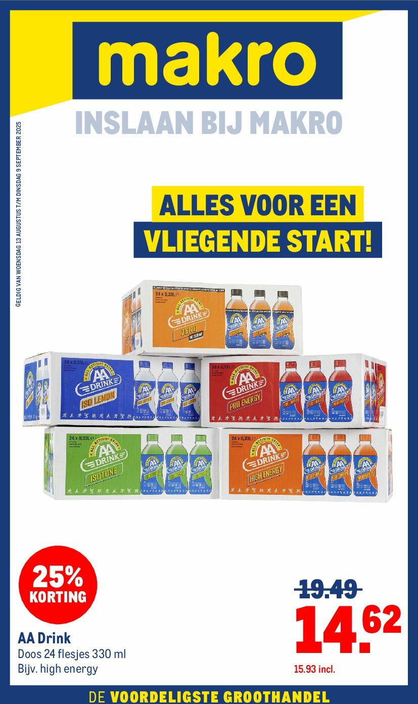 makro - Makro - Kantine folder geldig vanaf 13-08 t/m 09-09