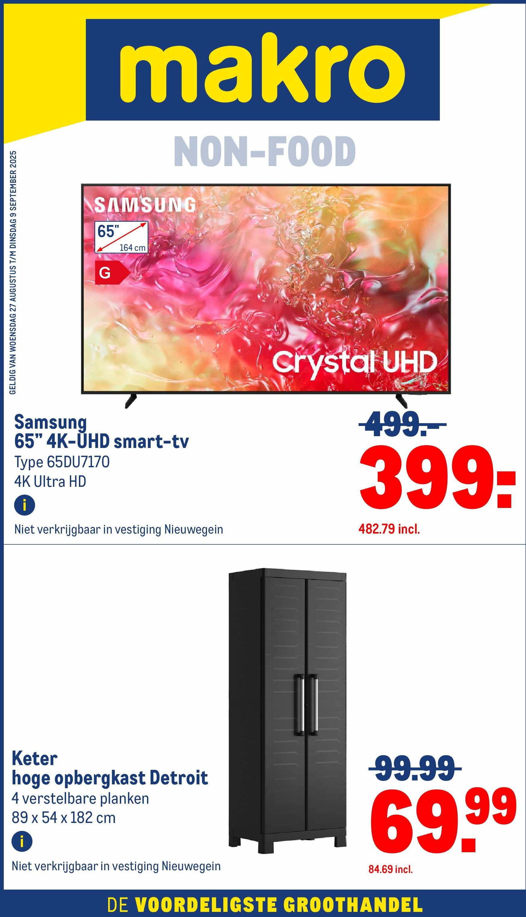 makro - Makro - Non-Food folder geldig vanaf 27-08 t/m 09-09