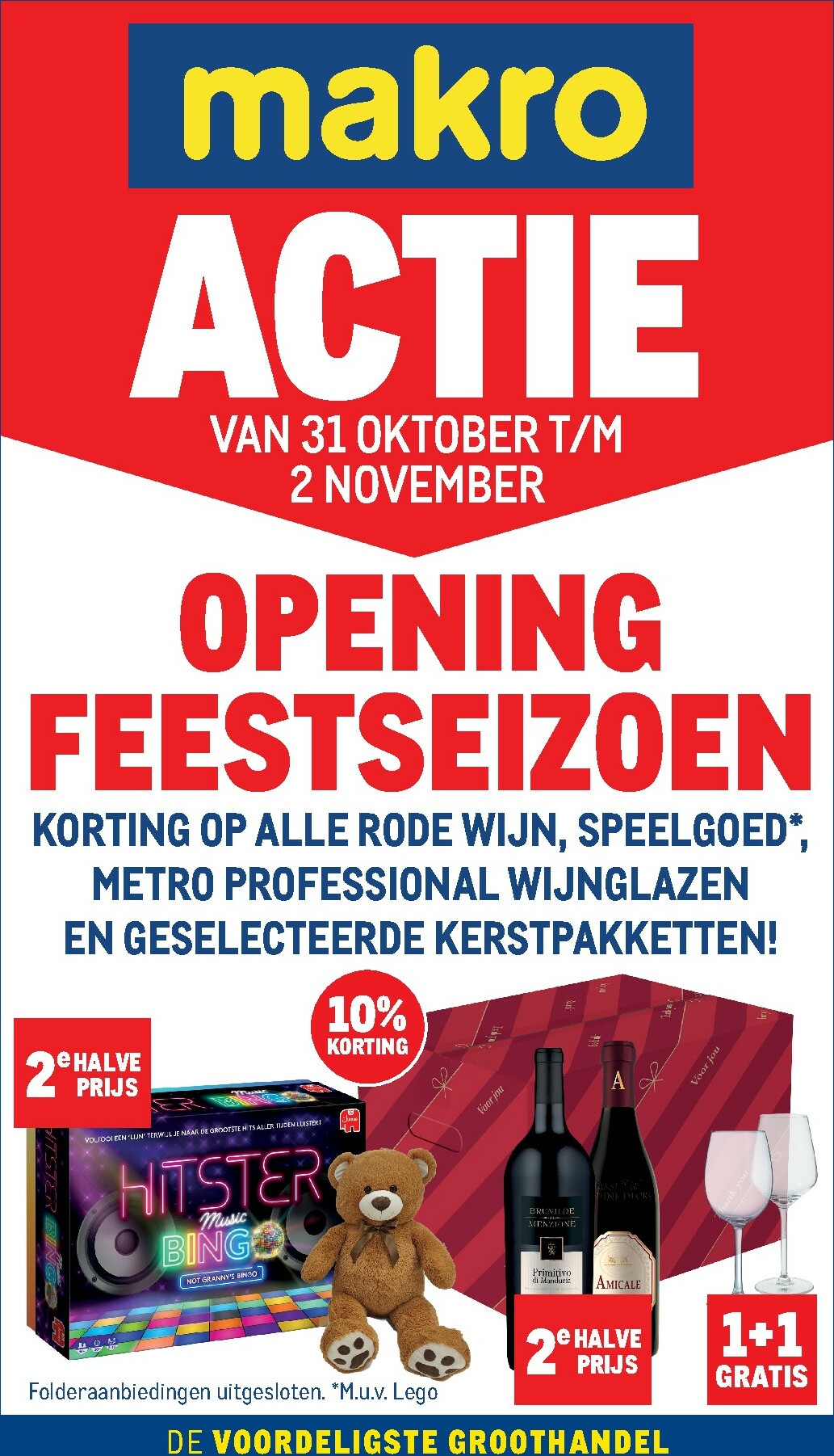 makro - De Makro - Opening Feestseizoen folder geldig vanaf 31-10 t/m 02-11
